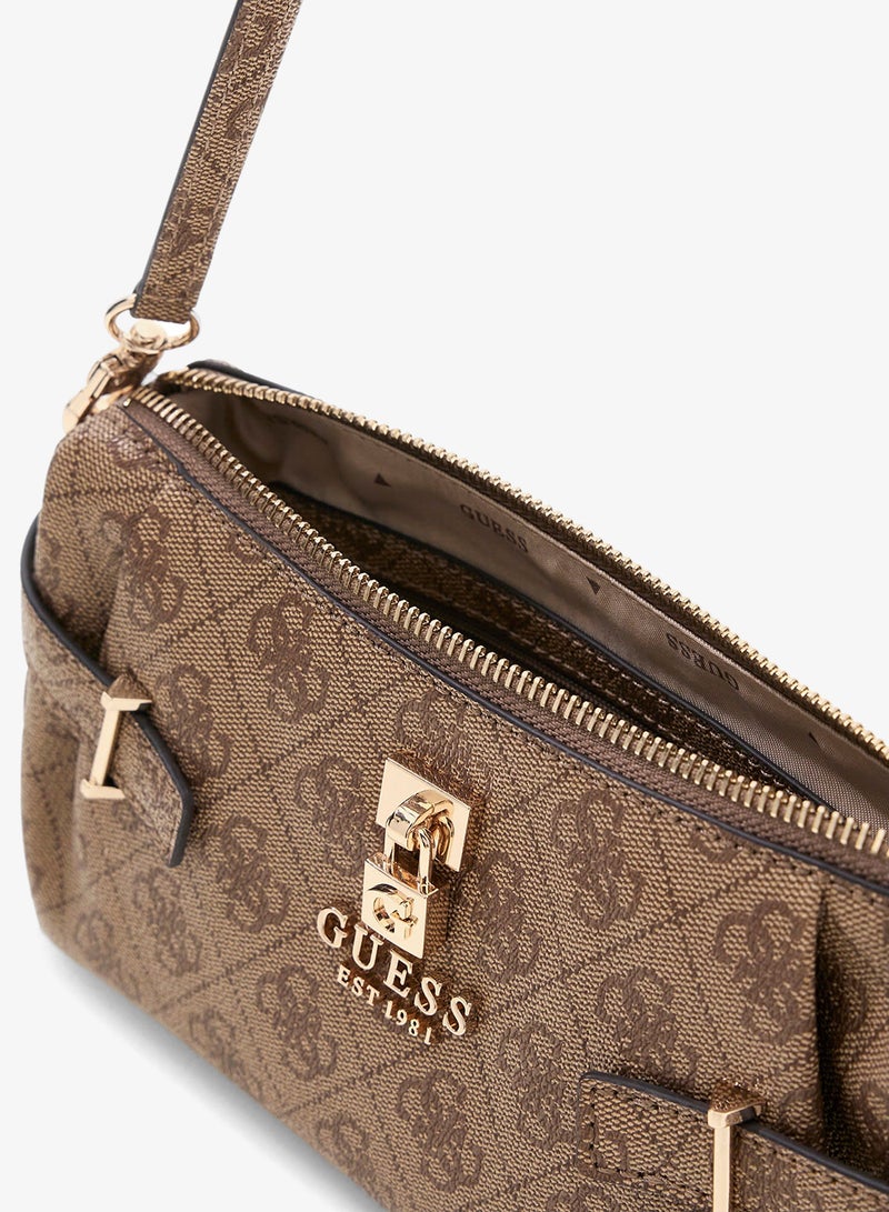 GUESS Yesba Top Zip Mini Shoulder Bag - Image 4